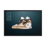 Framed Sneaker Head 1
